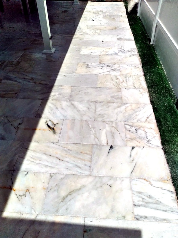 Brick paver patio installation in South Florida