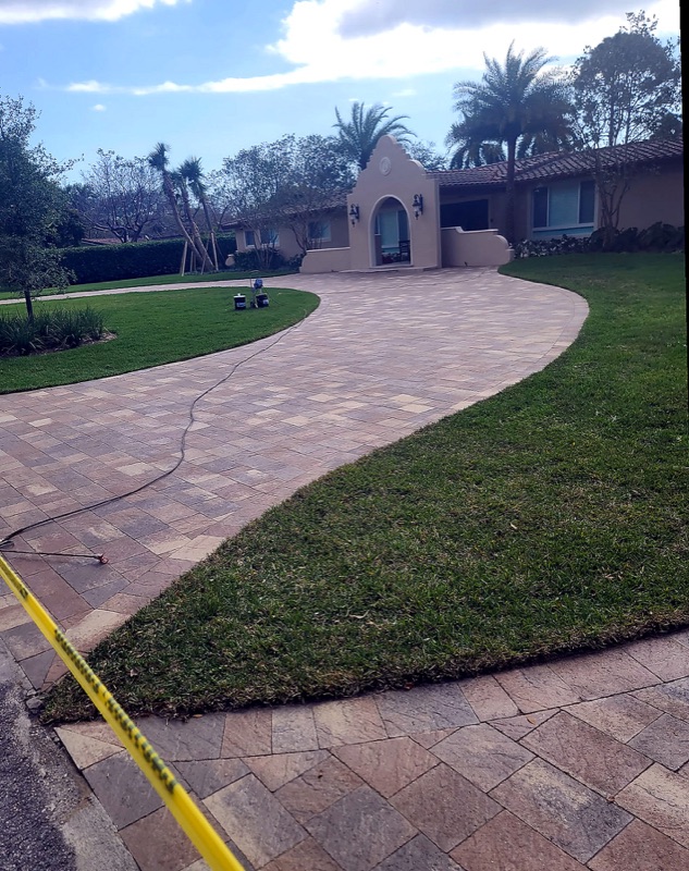 Custom paver project in Hollywood FL