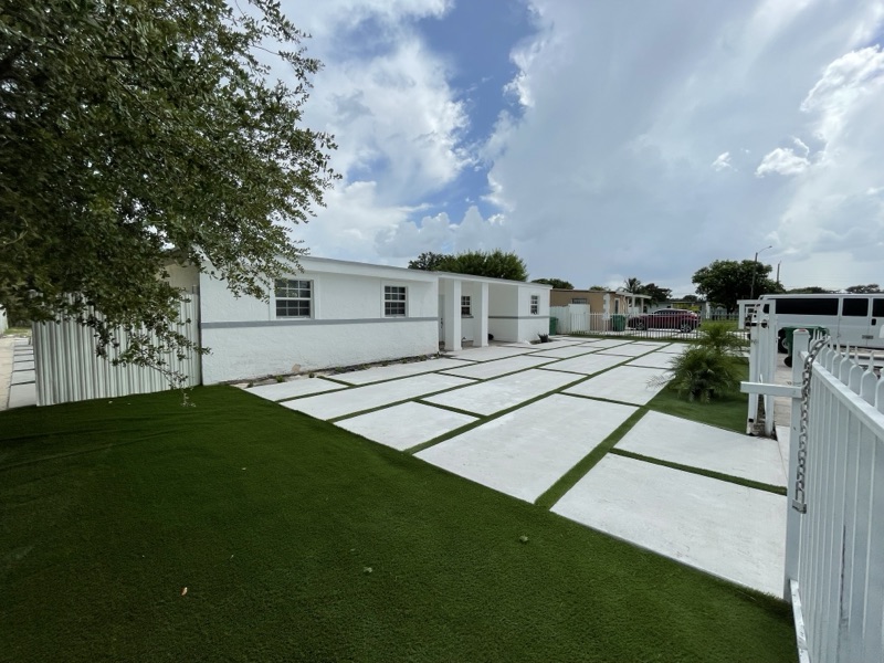 Premium artificial turf installation in Miami-Dade FL